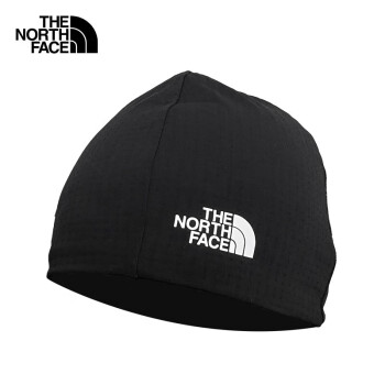 THE NORTH FACE 北面 帽子通用款户外保暖跑步滑雪帽7RI6 黑色/JK3 SM