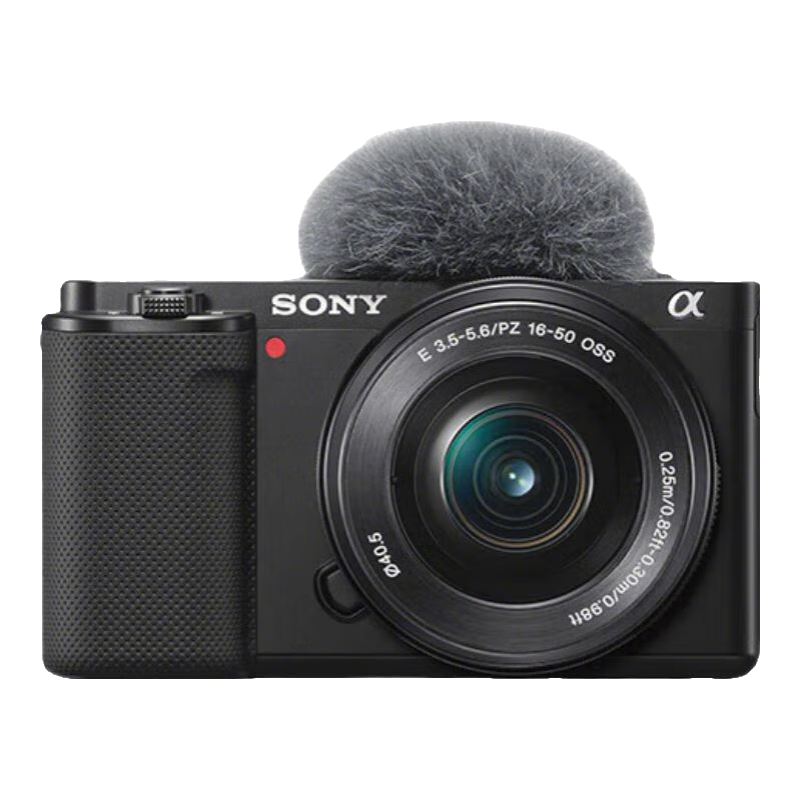 限地区:索尼 SONY ZV-E10 APS-C画幅 微单相机 黑色 E PZ 16-50mm F3.5 OSS 变焦镜头 单头套机 4122.5元包邮