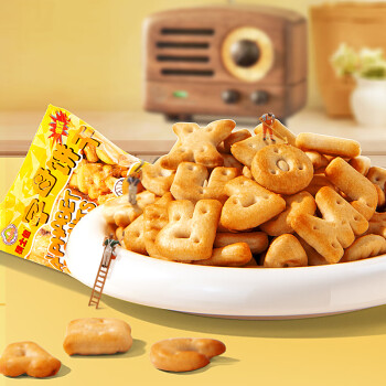 积士佳 JESSICA 原味字母饼100g奶香味广东