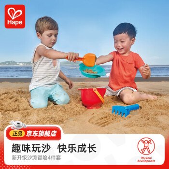 Hape 沙滩冒险系列 E4056 沙滩玩具套装（4件套）