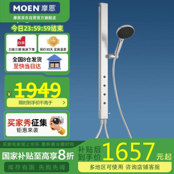 摩恩 德纳系列 JZ4131 背喷沉浸淋浴花洒