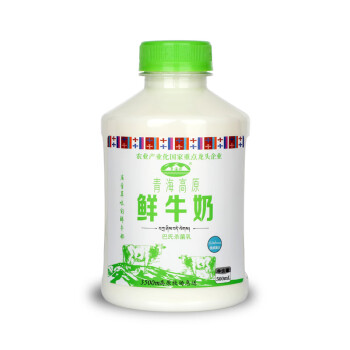 青海湖 Qinghai Lake 青海湖 鲜牛奶 500ml 巴氏杀菌