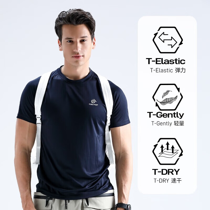 探拓 户外速干 超弹短袖 款式任选 ￥23.42
