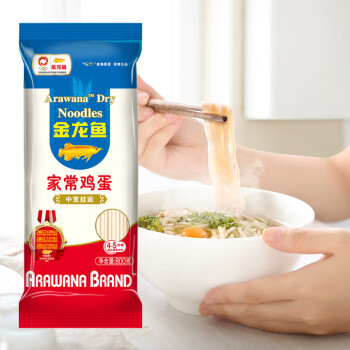 金龙鱼 面条挂面 家常鸡蛋 中宽挂面 800g 汤面拌面炒面