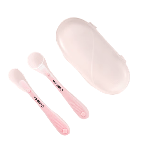 英氏 儿童硅胶勺+收纳盒 2支装 罗曼粉 券后18.9元