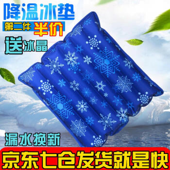 九冠   夏天汽车注水坐垫 深雪花 45*45cm