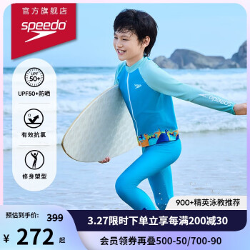 SPEEDO 逐浪系列 儿童泳衣 100125915430