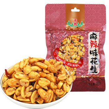 正林 麻辣味花生180g/袋 坚果 花生仁