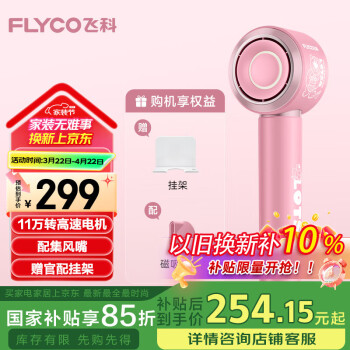 飞科 吹风机家用高速电吹风筒大功率负离子速干便携宿舍风筒漫威联名 FH6372