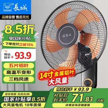 长城 CHANG CHENG FW-35 壁挂风扇