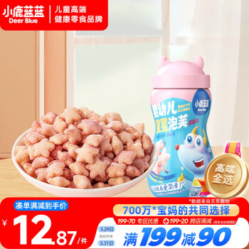 小鹿蓝蓝 星星泡芙 蓝莓味 42g