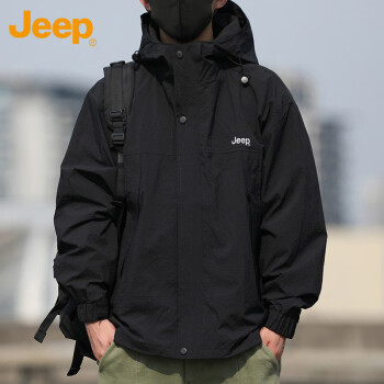 Jeep 男士休闲宽松工装夹克