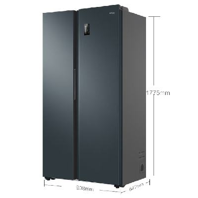 PLUS会员：Haier 海尔 电冰箱 双开门 532L 一级变频 风冷无霜 铂岩灰 BCD-539WGHSSEDH9  1584.19元包邮