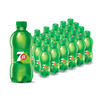 七喜 百事可乐  七喜7up 柠檬味 汽水 300ml*24瓶（新老包装随机发货）百事出品