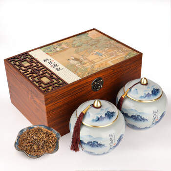 移动端、京东百亿补贴：唐朴 茶叶 金骏眉特级红茶武夷山 古春茶叶礼盒装250g年货节品