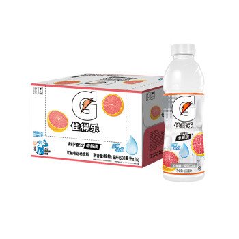 pepsi 百事 佳得乐 红柚味电解质饮料 600ml*15瓶