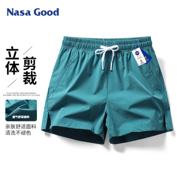 NASA GOOD 男士运动短裤 宽松透气五分裤