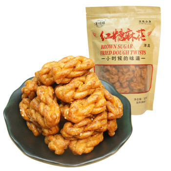 津顺祥 红糖麻花 320g 津味小食