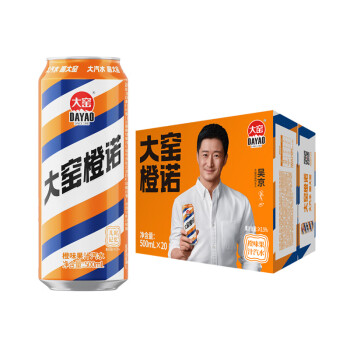 大窑 果汁汽水橙味500mL*20罐