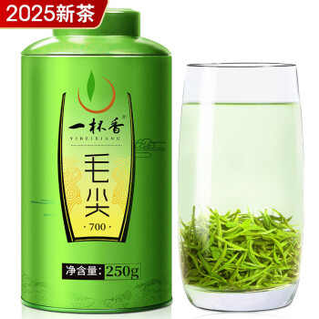 移动端、京东百亿补贴：一杯香 茶叶绿茶毛尖茶明前嫩芽2023新茶自己喝年货过年礼盒品袋200g