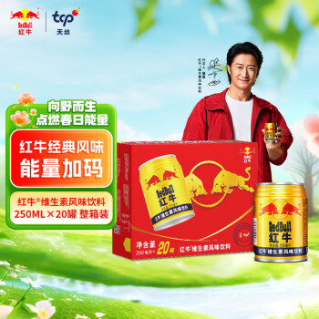 红牛 Red Bull 维生素风味饮料 250ml*20罐