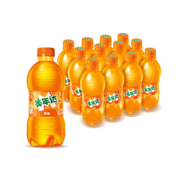 美年达 百事可乐 美年达 Mirinda 橙味 碳酸饮料 300ml*12瓶 (新老包装随机发货)
