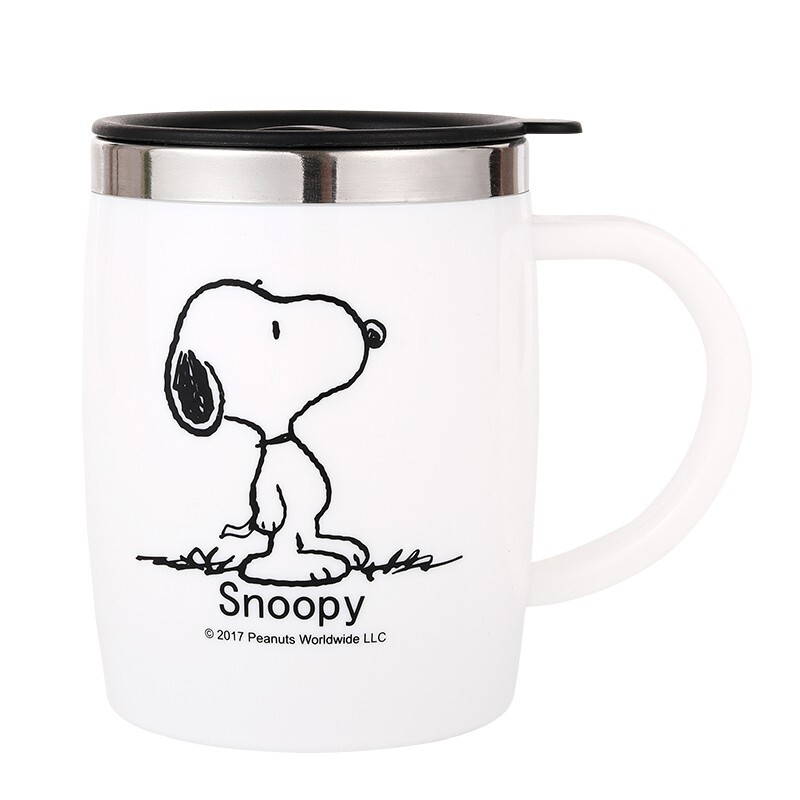 SNOOPY 史努比 DP-5002 保温杯 420ml 白色 26元