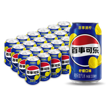 pepsi 百事 清柠 可乐 柠檬味 330ml*24听