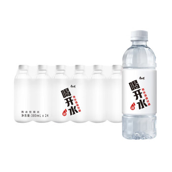 康师傅 喝开水 熟水白开水 饮用水超高温杀菌380ml*24瓶