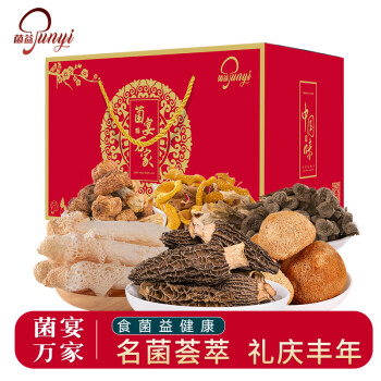 菌益 干货礼盒6罐装 精选南北干货特产菌菇礼盒