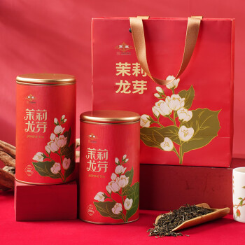 京华 京華京華茉莉花茶-茉莉龙芽400g茶叶礼盒套装源头直发中秋