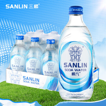 三麟 苏打水350ml*12瓶旋盖版