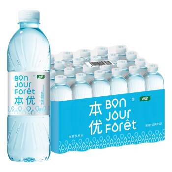 怡宝 本优矿泉水555ml*24瓶[彩膜],24联包