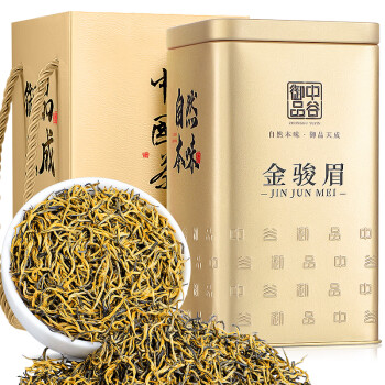 移动端、京东百亿补贴：中谷御品 茶叶金骏眉红茶 2023新茶特级蜜香耐泡浓香型红茶茶叶礼盒150g