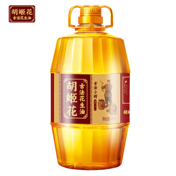 胡姬花 古法花生油 土榨风味 4L