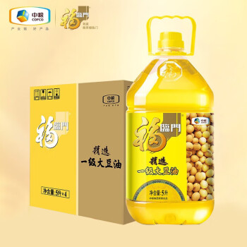 福临门 精选一级 大豆油5L ×4桶