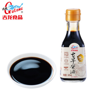 古龍 古龙 古早酱油 酿造365天 165ml