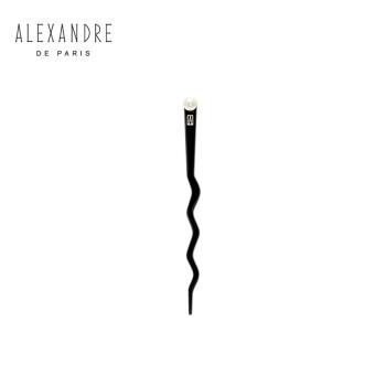 亚历山大 ALEXANDRE DE PARIS 自由发簪复古风发饰女头饰 N黑色