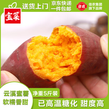 佳农 京百味 山东烟薯25 净重4.5-5斤装单果150g+彩箱