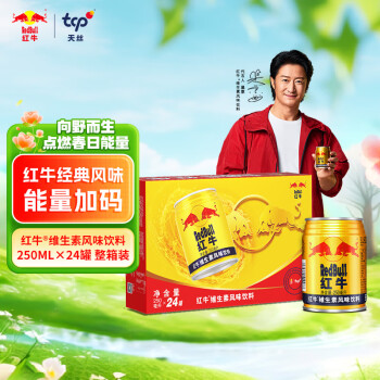 红牛 Red Bull 维生素风味饮料 250ml*24罐