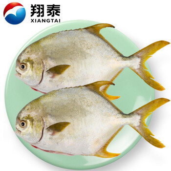 翔泰 冷冻二去金鲳鱼700g2条 BAP认证（去鳃去内脏）