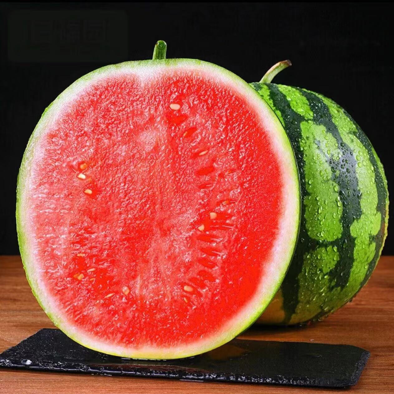 商超品质 美都麒麟西瓜 7斤装(1粒) ¥31.9