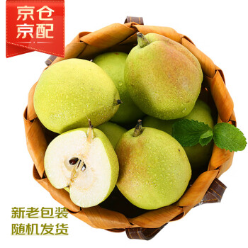 京鲜生 新疆库尔勒香梨10斤 一级 单果100-120g 生鲜水果