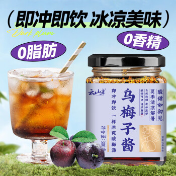 云山半 乌梅子酱 300g 0脂肪0香精