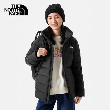 THE NORTH FACE 北面 羽绒服女户外保暖550蓬鹅绒4U7V 黑色/JK3 S