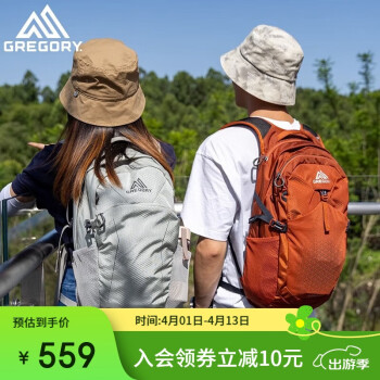 格里高利 蜂鸟系列 Nano 18 中性户外双肩包 银绿色 18L