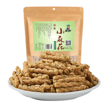 卧龙食品 手工小麻花海苔味 280g 袋装