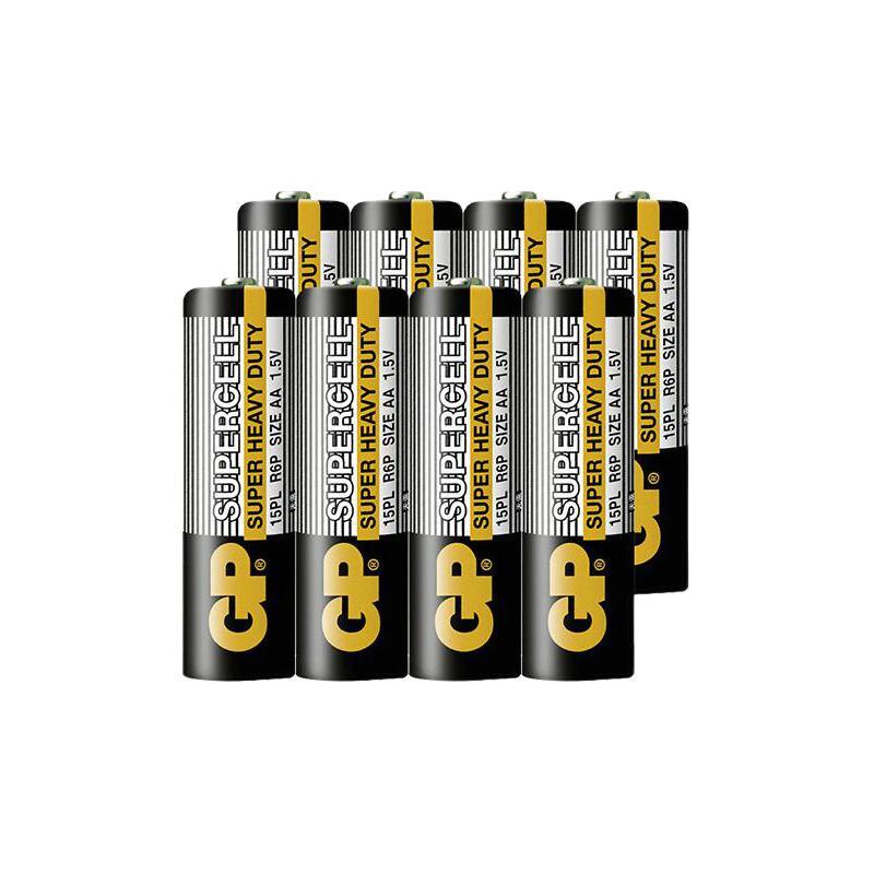 超霸 5号碳性电池 1.5V 8粒装 5.8元