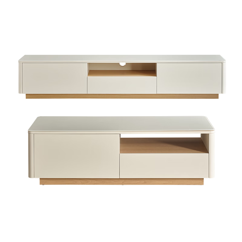 限地区、plus:全友家居 现代简约小户型钢化玻璃方形茶几电视机柜子组合家具 1143.95元