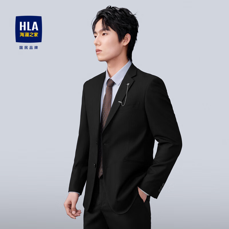 海澜之家 礼服套装男弹力松紧腰商务西服男 券后359元